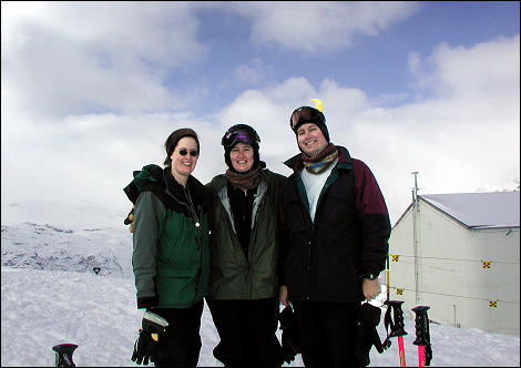 Corinne, Kara, and Jeff McKamey