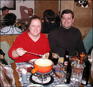 Katherine had the Cheese Fondue