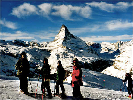 Jeff, Kara, Corinne, and Nick at the top of the mountain